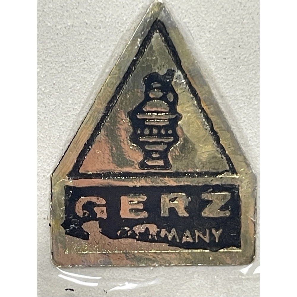 Set of 2 Gerz Stoneware 1L & 0.5L Gray and Blue Lettering Beer Steins - Picture 10 of 11